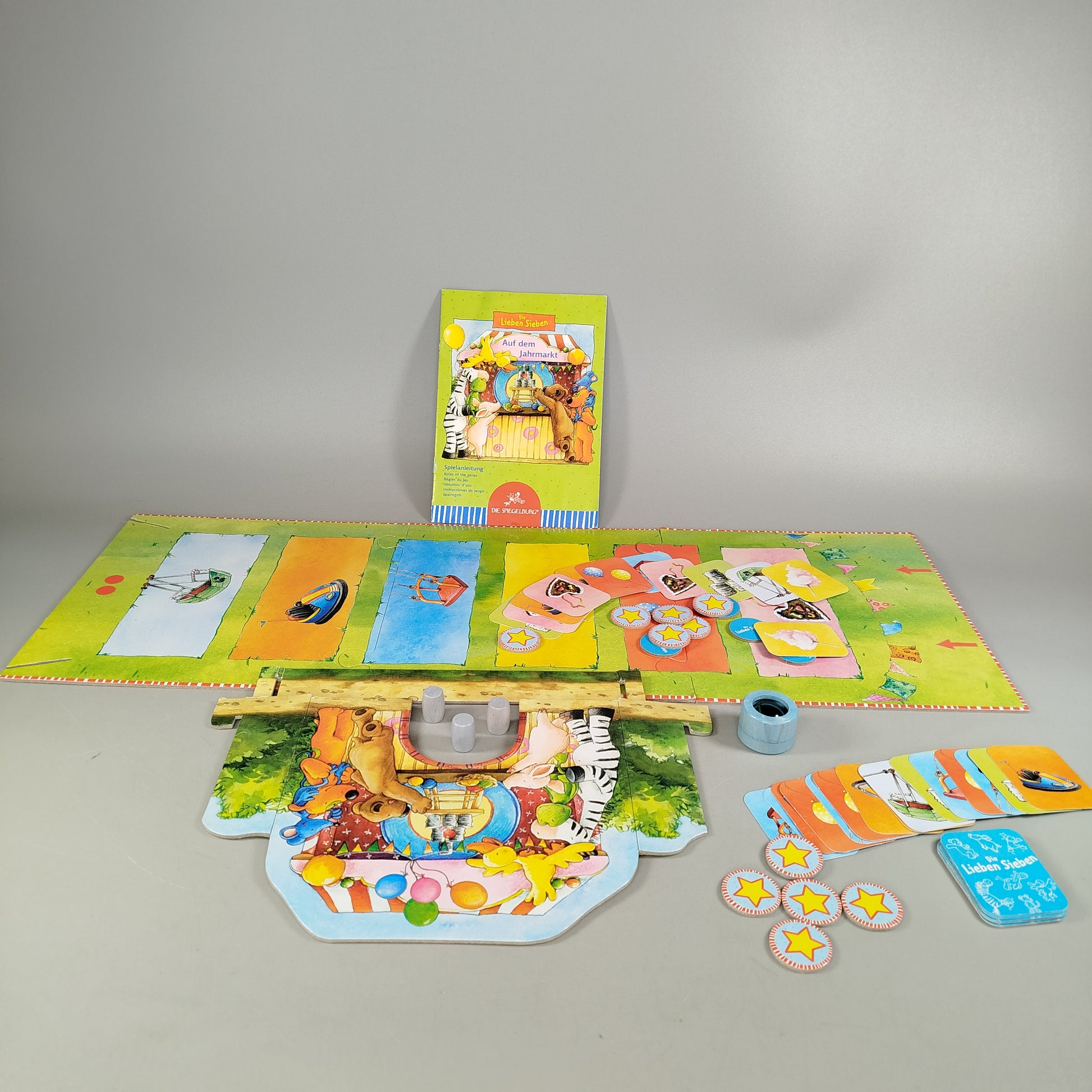 Die Spiegelburg Brettspiel – Die Lieben Sieben Auf dem Jahrmarkt, OVP