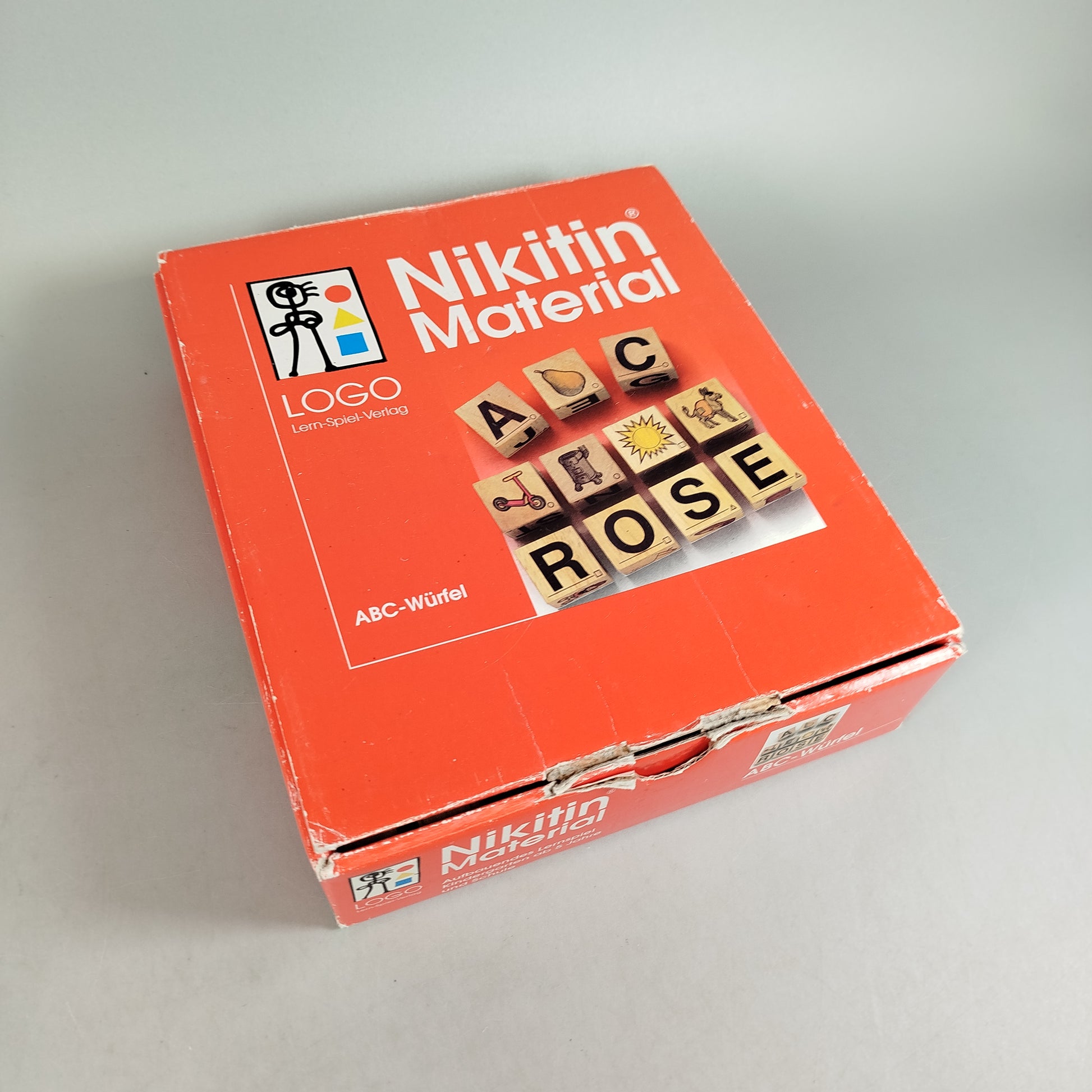 LOGO Lern-Spiel-Verlag Nikitin ABC-Würfel Lernspiel, gebraucht, ab 3 Jahre 
