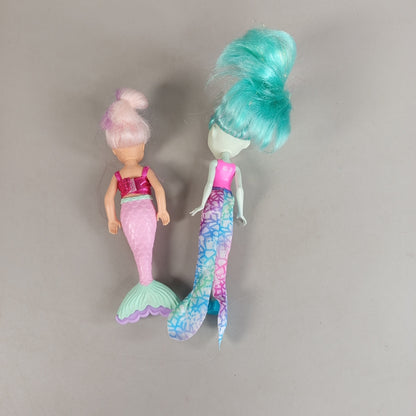 Mattel Puppen-Set – 6 Mode- & Meerjungfrauenpuppen