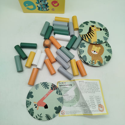 CLUOLUO Stapelturm Geschicklichkeit Holzspiel