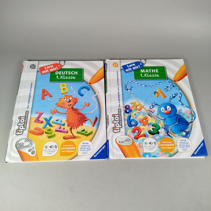 Ravensburger Bundle tiptoi Set von 2 Deutsch & Mathe Bücher