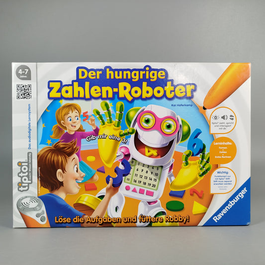 Ravensburger tiptoi Lernspiel - Der hungrige Zahlen-Roboter