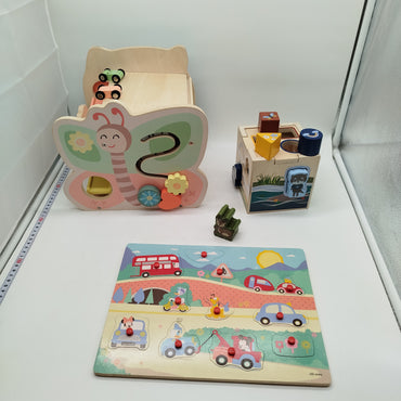 D. Liveny Bundle Formenwürfel Kugelbahn & Puzzle