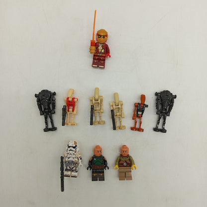 LEGO Bundle Ninjago StarWars 10x Figuren, gebraucht, ab 6 Jahre 