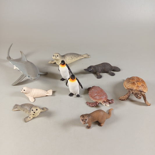 Schleich Bundle Meeresbewohner Set von 10 Tierfiguren