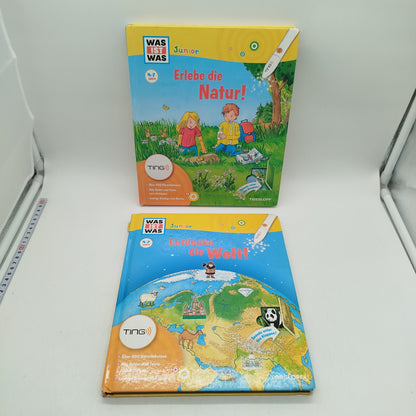 Tessloff Bundle WAS IST WAS Junior 3er Hörstift & 2 Bücher