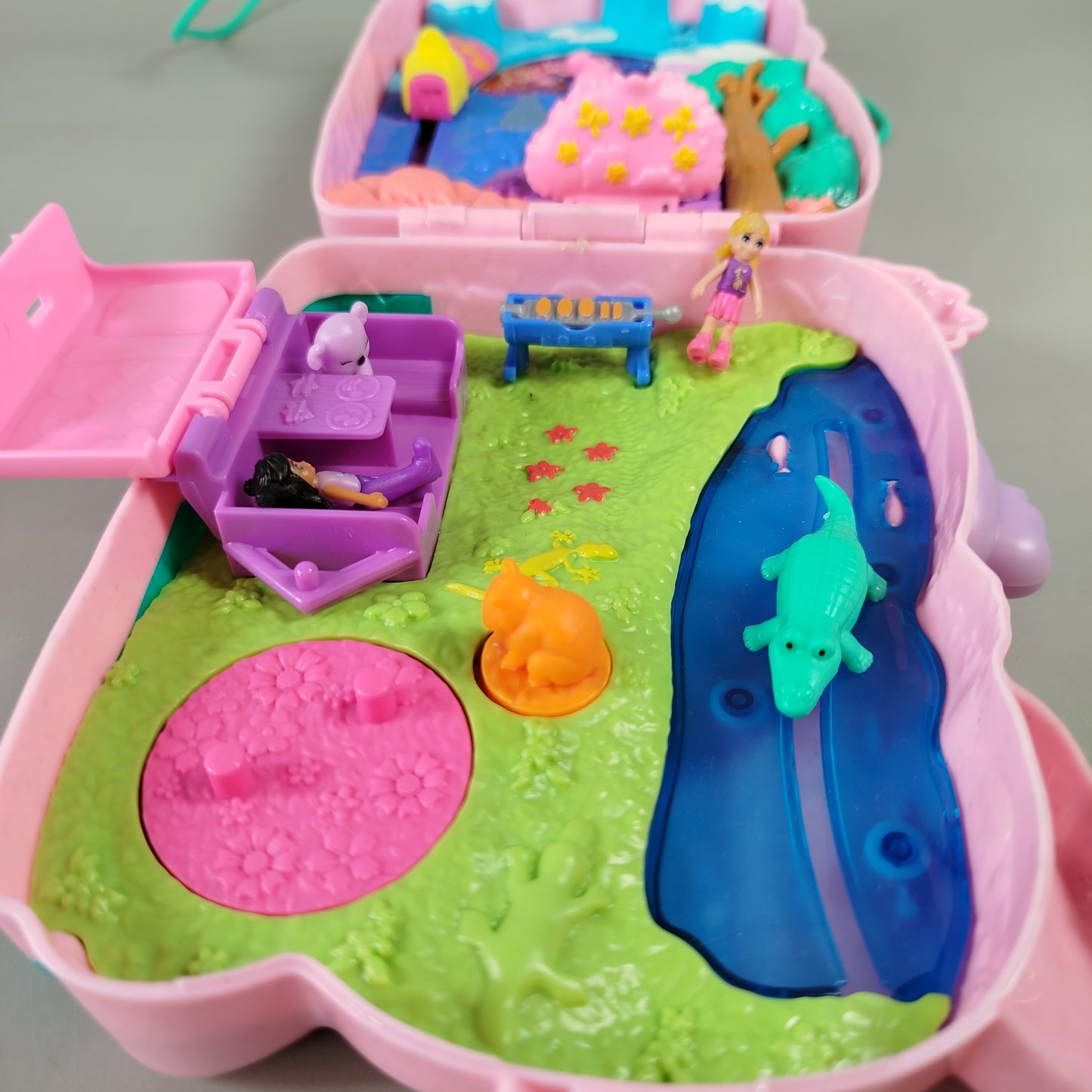 Polly Pocket Kompakt-Spielsets – Dschungel & Abenteuer, Set von 2