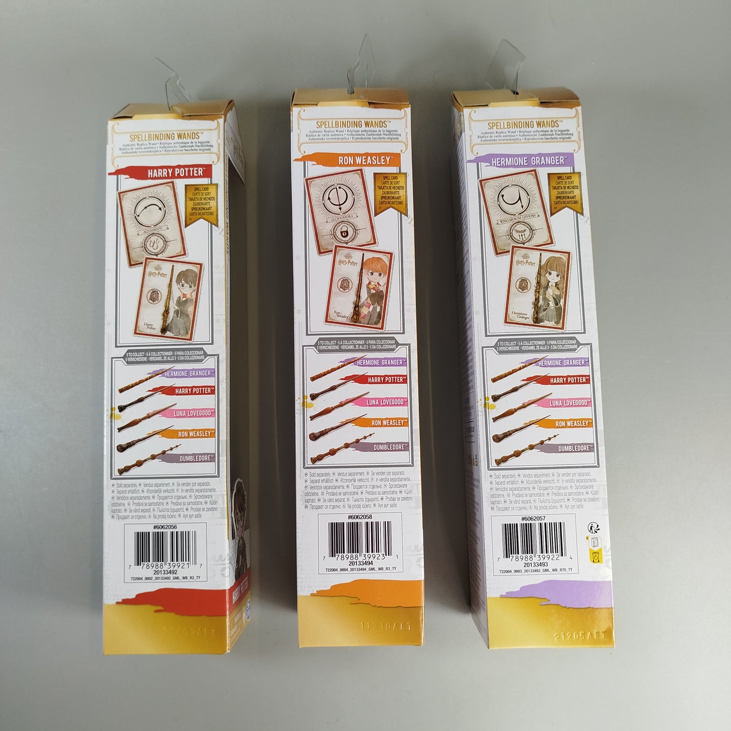 Spin Master Zauberstäbe 3er Set - Harry Potter, Hermine, Ron, neu