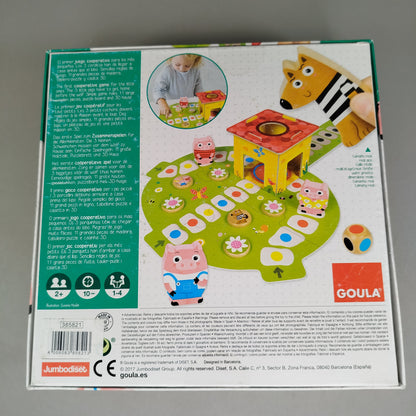 GOULA Brettspiel 3 Little Pigs, Neuwertig, Lernspiel