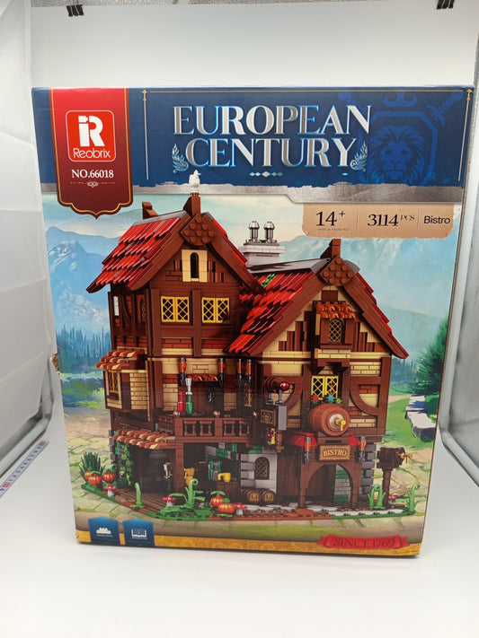 Reobrix European Century Mittelalter Bistro 66018 Bausteine Set, OVP, kompatibel mit LEGO