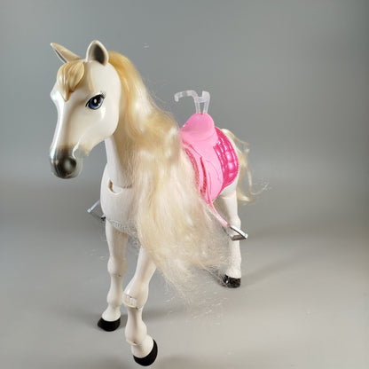 Mattel Spielzeugpferd – Mit rosa Sattel, fehlende Teile