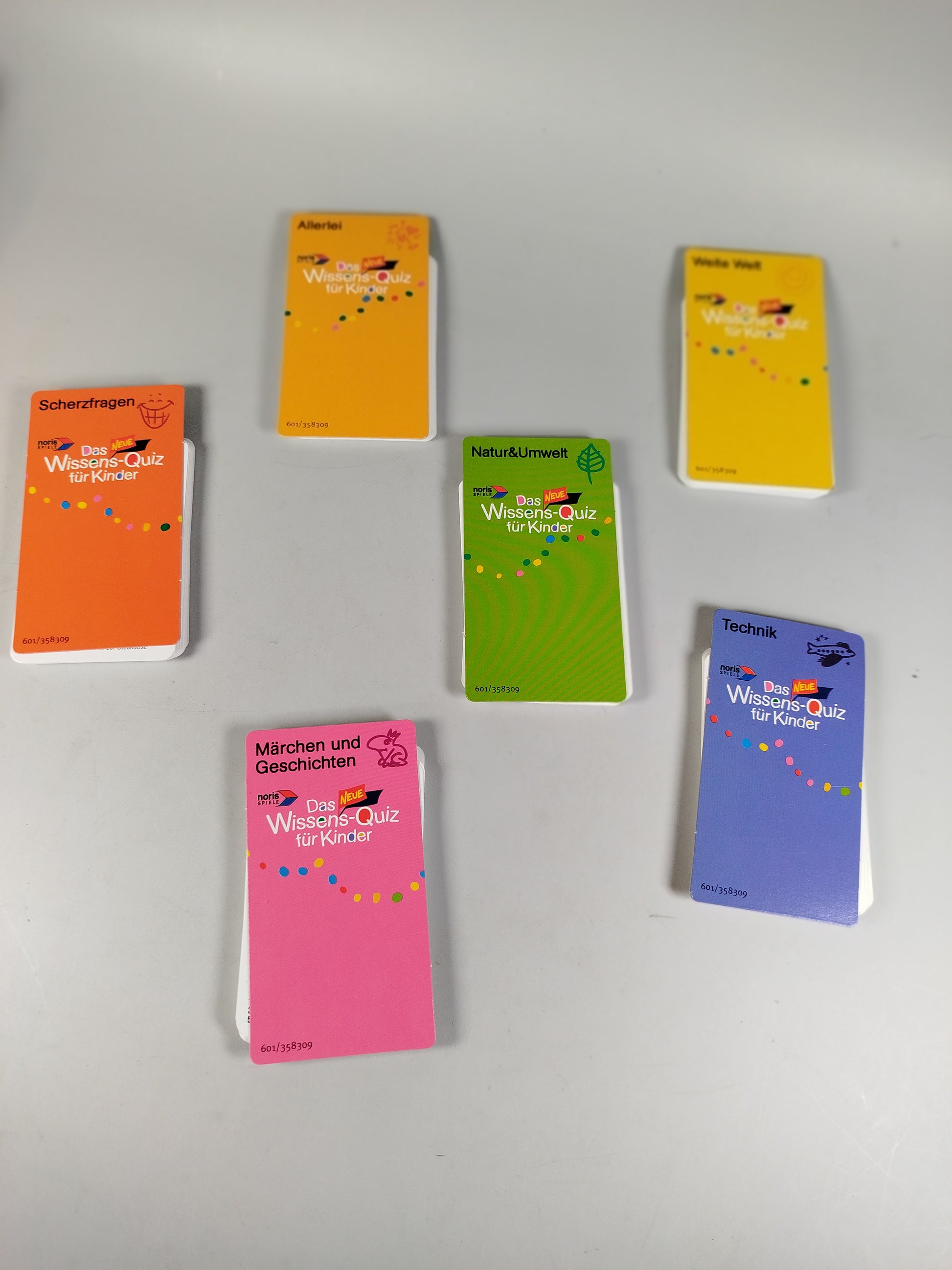 Noris Wissens-Quiz für Kinder - Spiele-Bundle