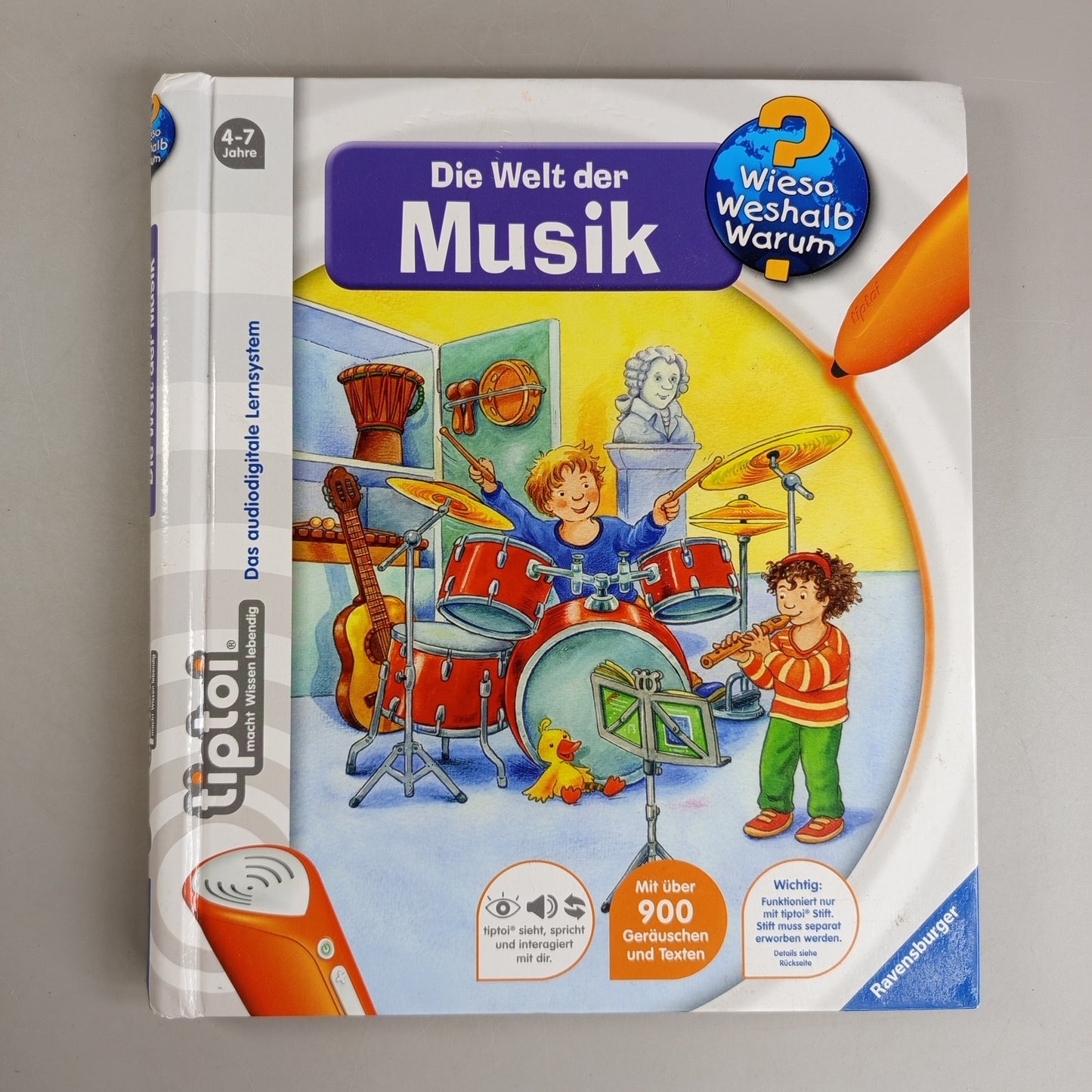 Ravensburger Tiptoi Lernbuch-Set – Die Welt der Musik & Uhr und Zeit, sehr gut