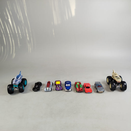Hot Wheels Bundle 8 Monster Trucks & Autos, ab 6 7 8 Jahre | ✅ geprüft 