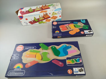 Holzspielzeug-Set - Lernspiele - Set of 3