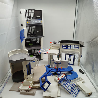 Playmobil Polizei Figuren, Zubehör & Teile einer Polizeistation, großes Set