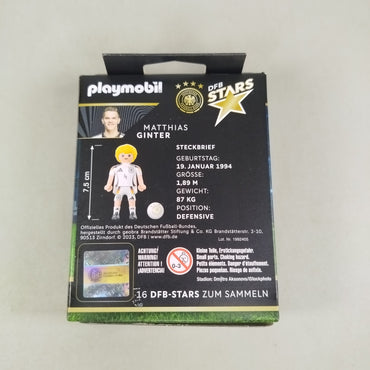 Playmobil DFB Stars Figur Matthias Ginter 🙂⚽, neu, ab 6 7 8 Jahre | ✅ geprüft 