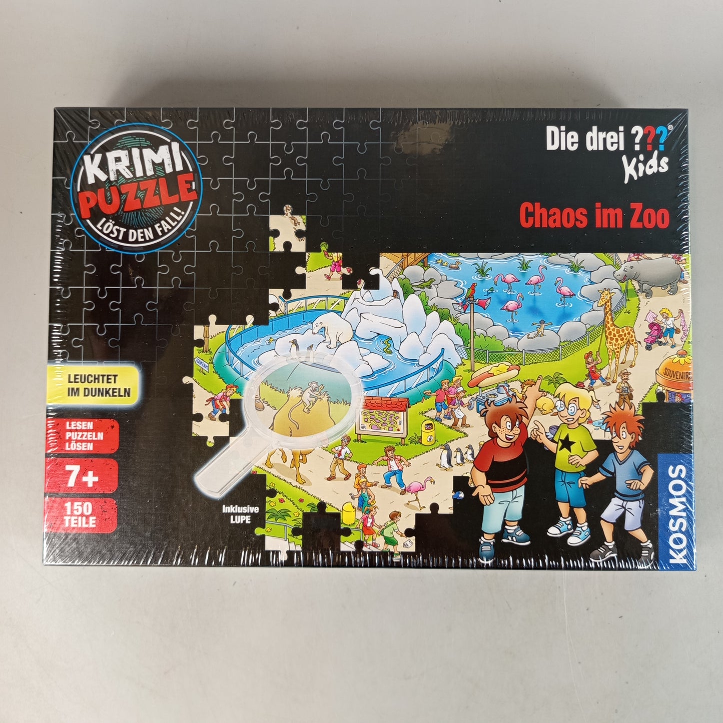 Kosmos Bundle drei ??? Kids 2x Puzzle, neuwertig, ab 6 7 8 Jahre | ✅ geprüft 