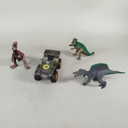 Schleich Bundle Dinosaurier 4x Dinos & Auto