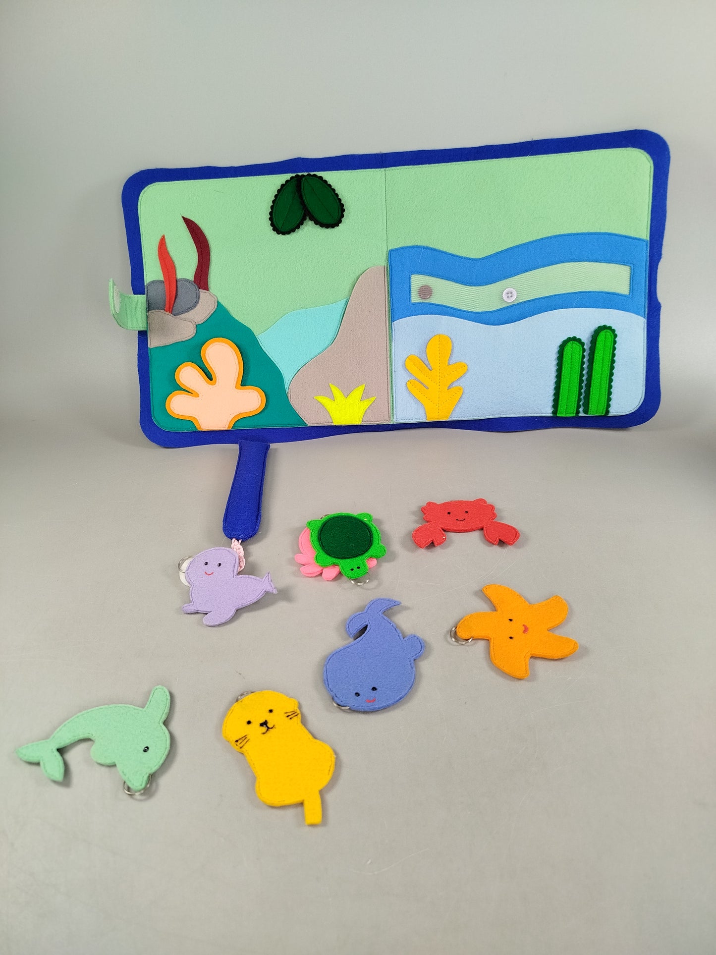 Interaktive Stoff-Aktivitätsbücher – Set von 2 Lernbüchern für Kleinkinder