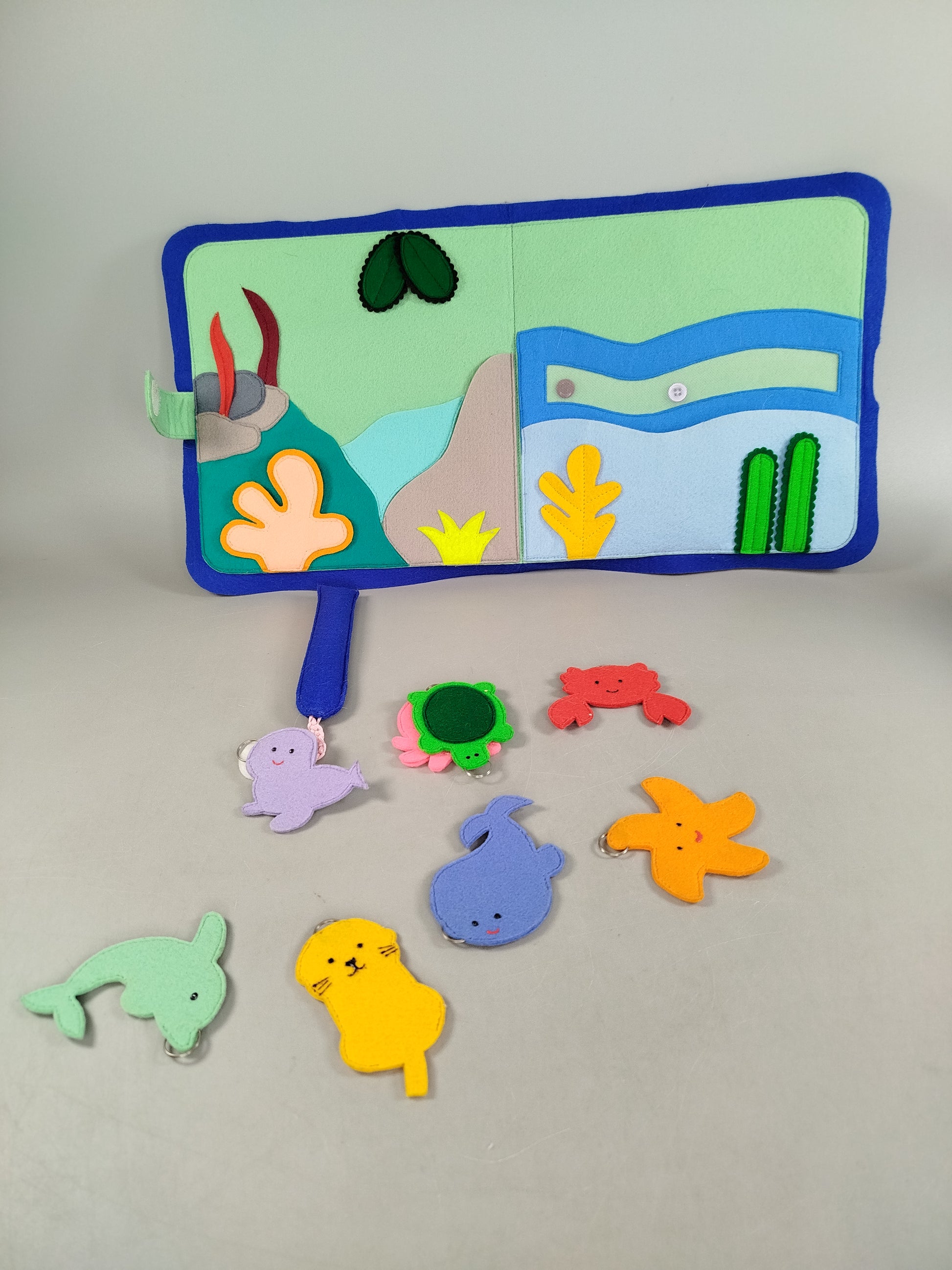 Interaktive Stoff-Aktivitätsbücher – Set von 2 Lernbüchern für Kleinkinder