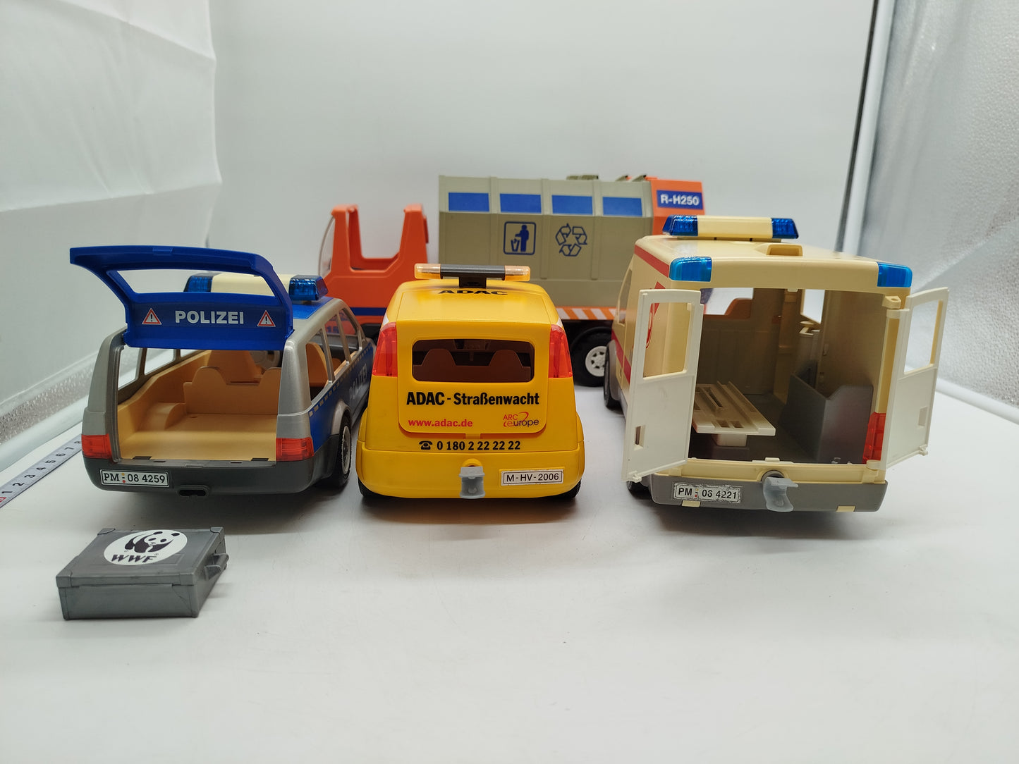 Bundle Playmobil Set von 4 Fahrzeuge, gebraucht, ab 3 Jahre 