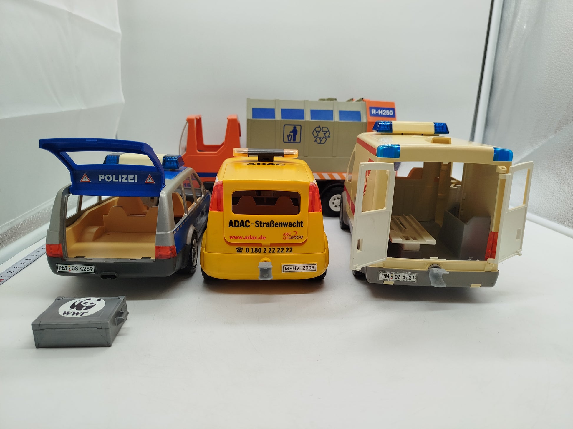 Bundle Playmobil Set von 4 Fahrzeuge, gebraucht, ab 3 Jahre 