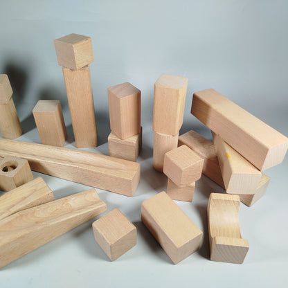 HABA Holzbausteine-Set mit Kugelbahn-Elementen