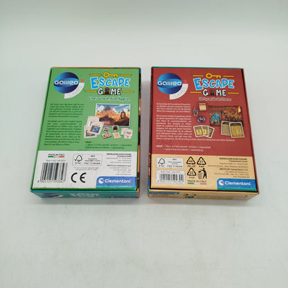 Clementoni Bundle Galileo Escape Ägypten 2x Spiel, ab 6 7 8 Jahre | ✅ geprüft 