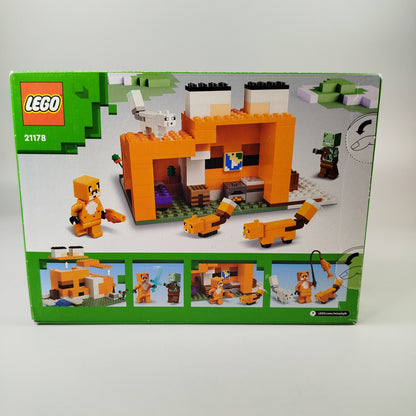 LEGO Minecraft The Fox Lodge 21178 Bauset, Neuwertig, ab 6 7 8 Jahre