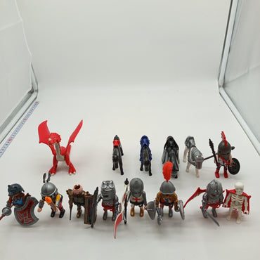 Playmobil Ritter & Drache Spielset – Figuren, Pferde, Katapult & Zubehör
