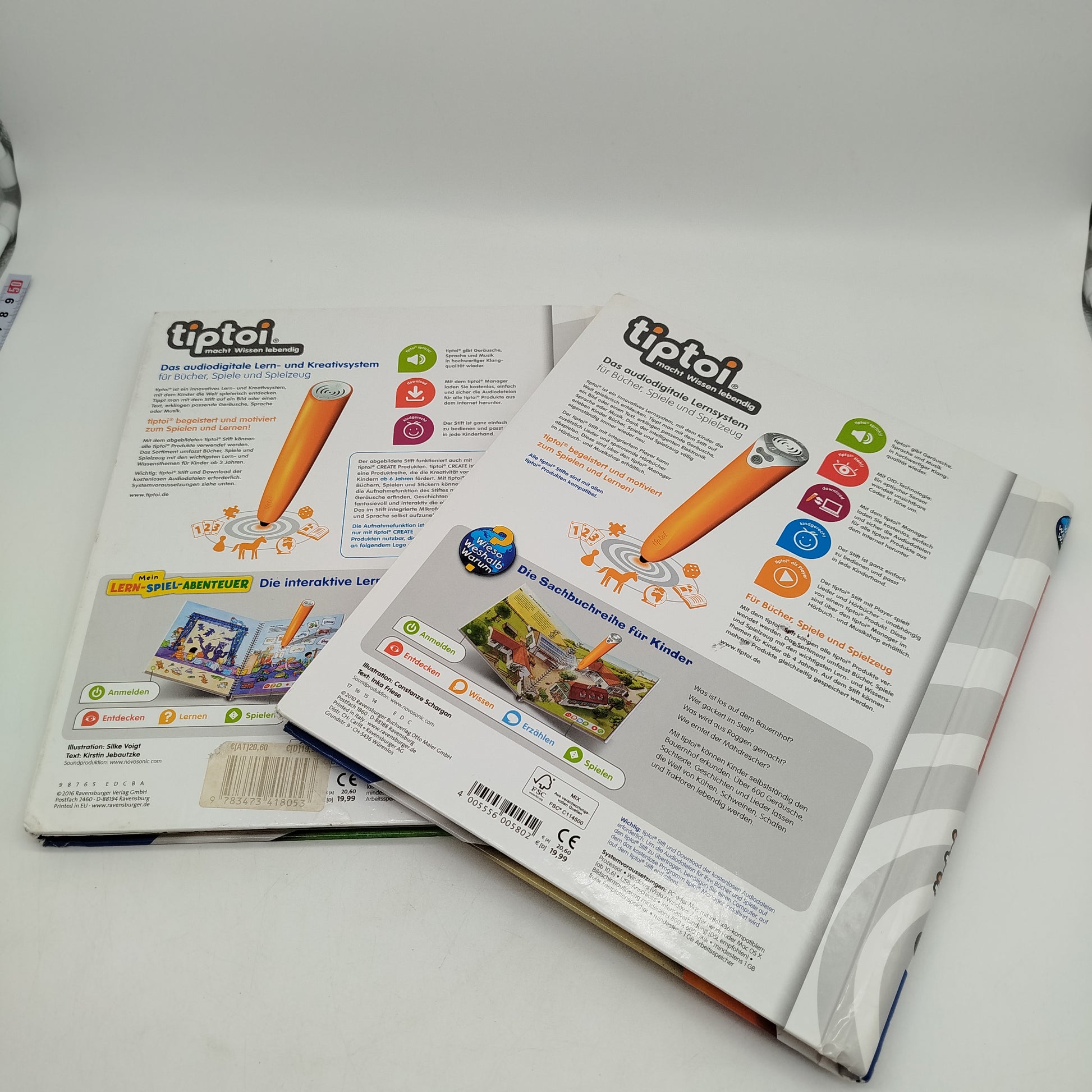 Ravensburger tiptoi Buch-Set – Vorschule & Bauernhof Lernspiel