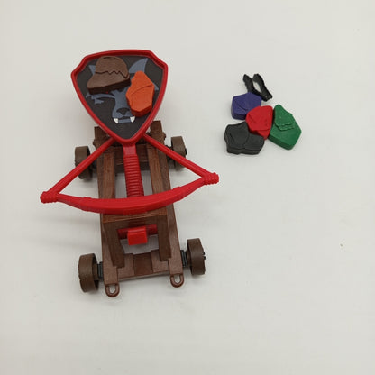 Playmobil Ritter Figuren Set – mit Wölfen, Schlitten & Katapult 