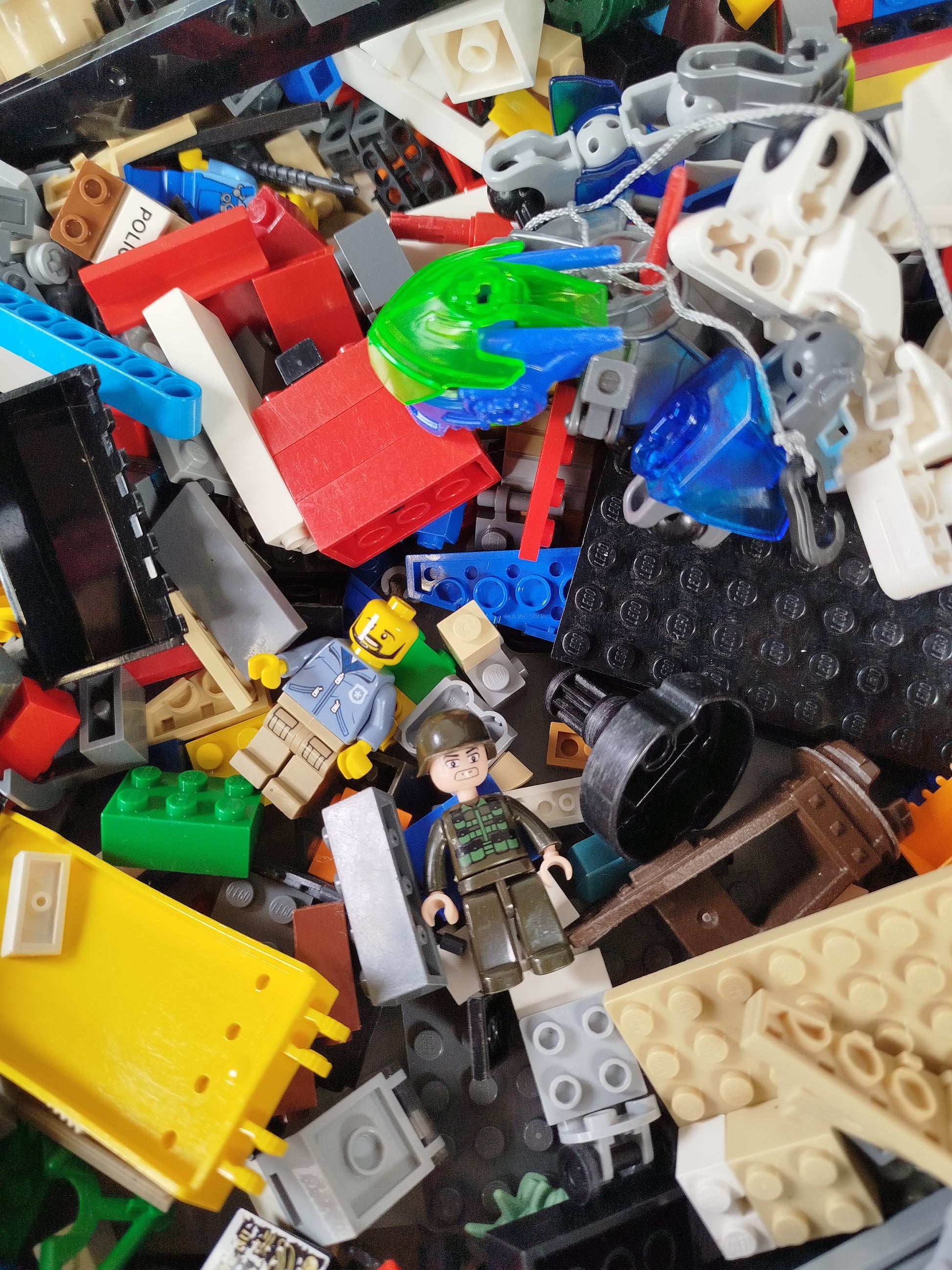 Bausteine Konvolut ca. 3,5 kg – kompatibel mit LEGO, gemischt