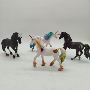 Schleich Bundle Pferde Einhorn 4er gebraucht ab 3 4 5 Jahre | ✅ geprüft 