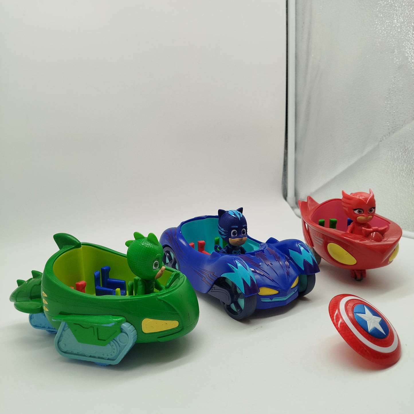PJ Masks Figurenfahrzeuge Set von 3 – Catboy, Gekko & Owlette