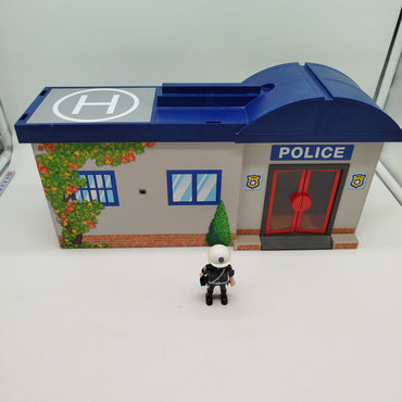 Playmobil Polizeistation mit Figur – Gebäude & Zubehör, gut