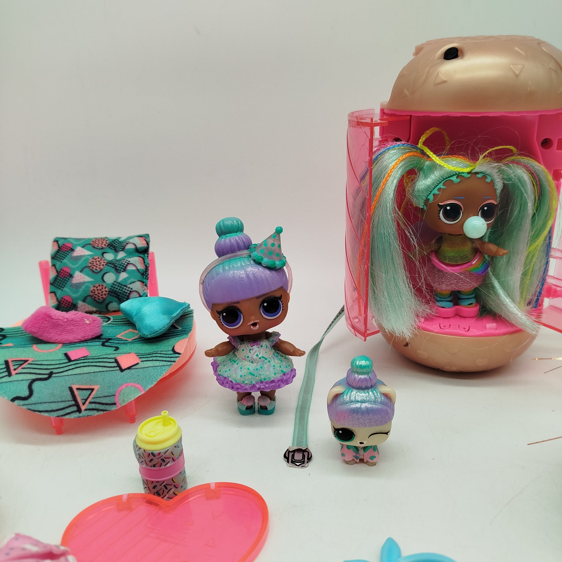 L.O.L. Surprise! Bundle Set von 5 Puppen & Tiere ab 6 7 8 Jahre | ✅ geprüft 