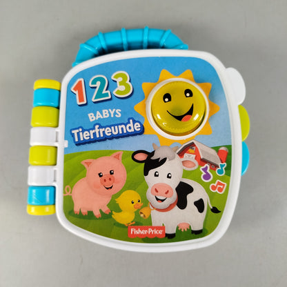Fisher-Price 123 Babys Tierfreunde Lernbuch Neu