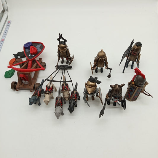 Playmobil Ritter Figuren Set – mit Wölfen, Schlitten & Katapult 
