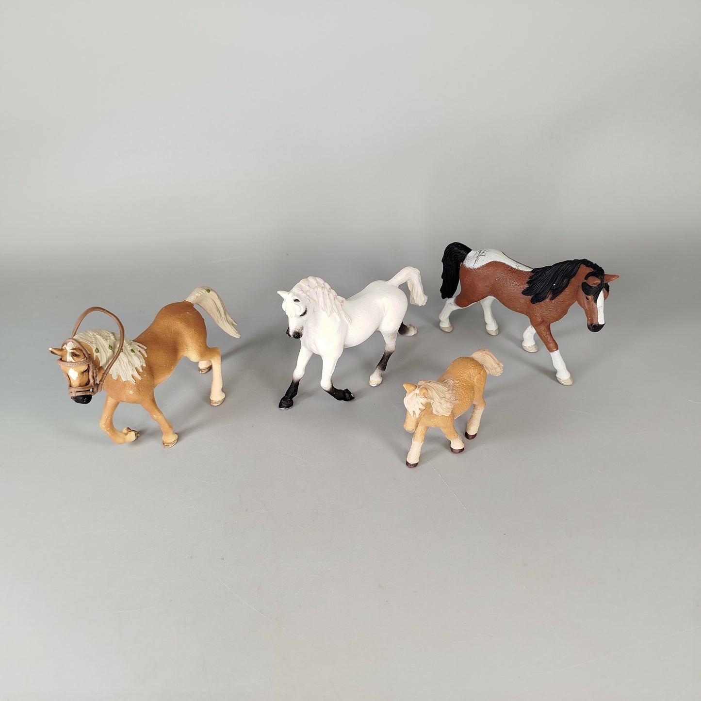 Schleich Pferdefiguren Set von 4 – wie neu