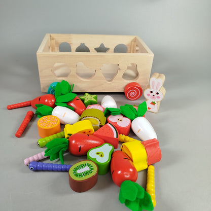 Kmtjt Bauernhof Obstgarten Lernwagen – Motorikspielzeug, OVP