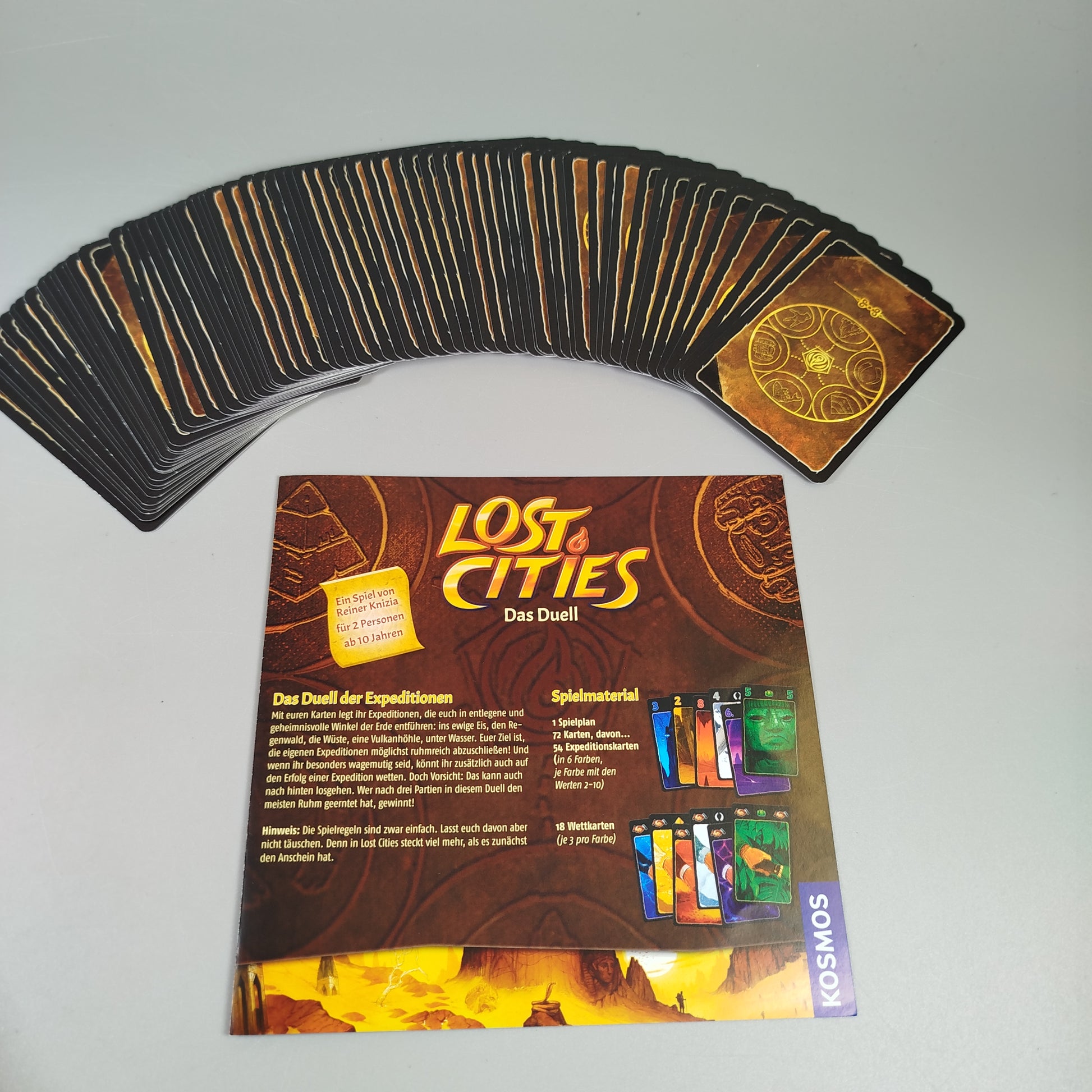 Kosmos Kartenspiel - Lost Cities: Das Duell, neu