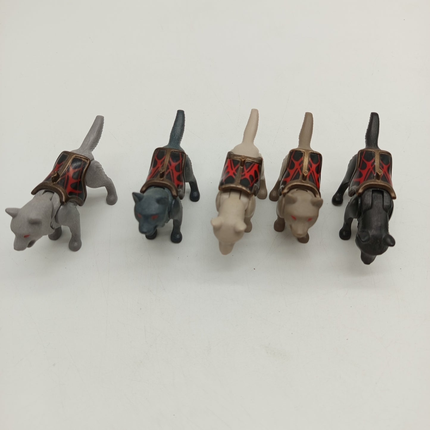 Playmobil Ritter Figuren Set – mit Wölfen, Schlitten & Katapult 