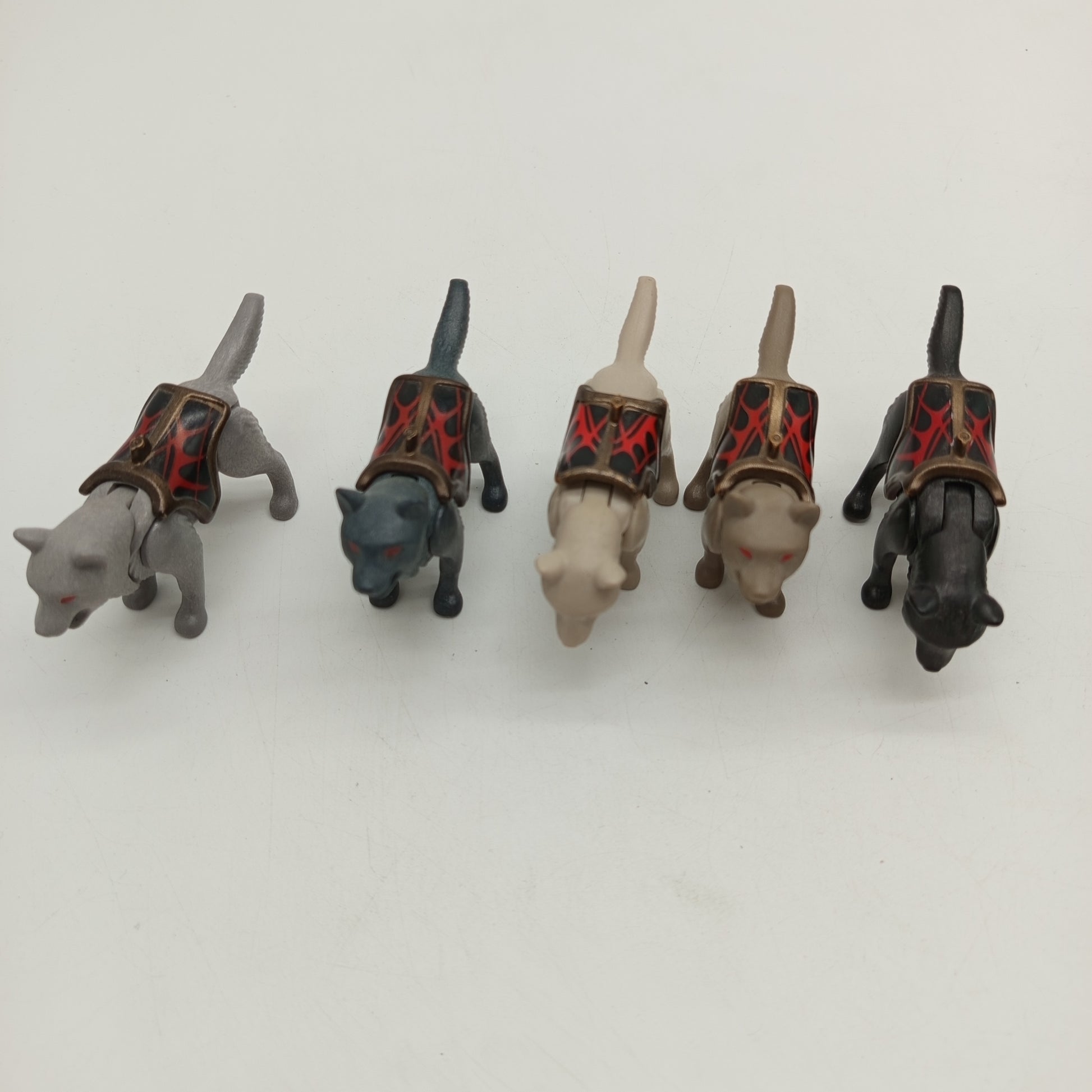 Playmobil Ritter Figuren Set – mit Wölfen, Schlitten & Katapult 