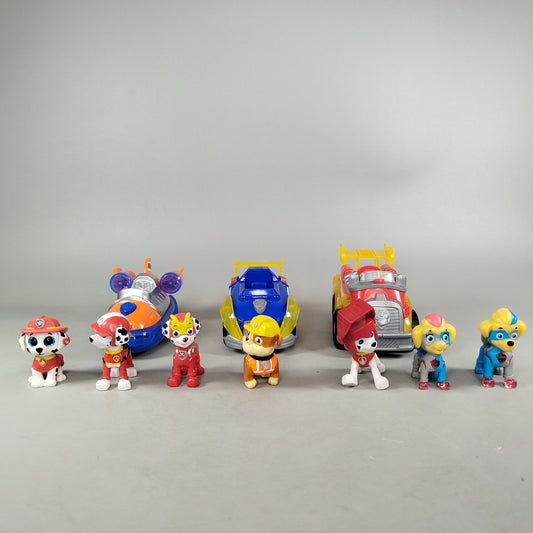 PAW Patrol Bundle Set von 10 Figuren & Fahrzeuge