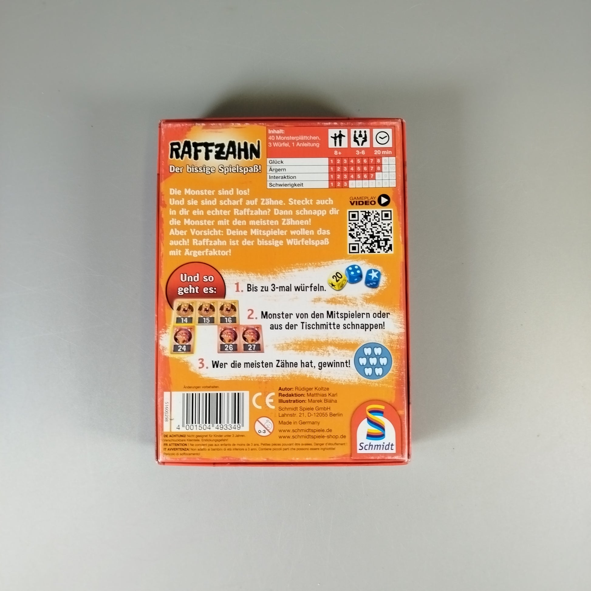Schmidt Spiele Set - Clever hoch drei und Raffzahn