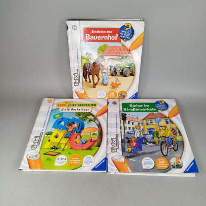 Ravensburger Bundle tiptoi Set von 3 Lernbücher