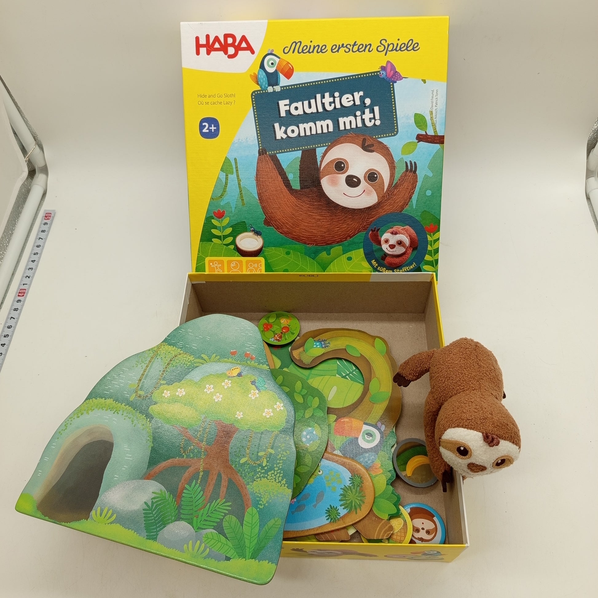 HABA Faultier, komm mit! Brettspiel, gebraucht, ab 3 4 5 Jahre | ✅ geprüft 