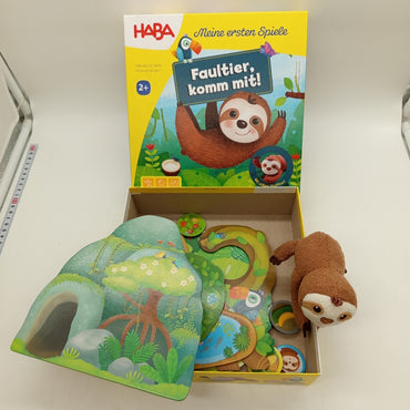 HABA Faultier, komm mit! Brettspiel, gebraucht, ab 3 4 5 Jahre | ✅ geprüft 